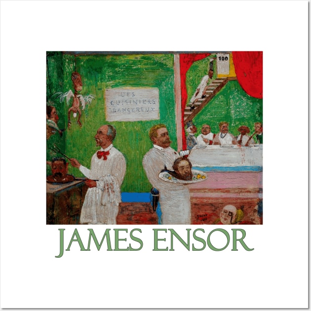 The Dangerous Cooks by James Ensor Wall Art by Naves